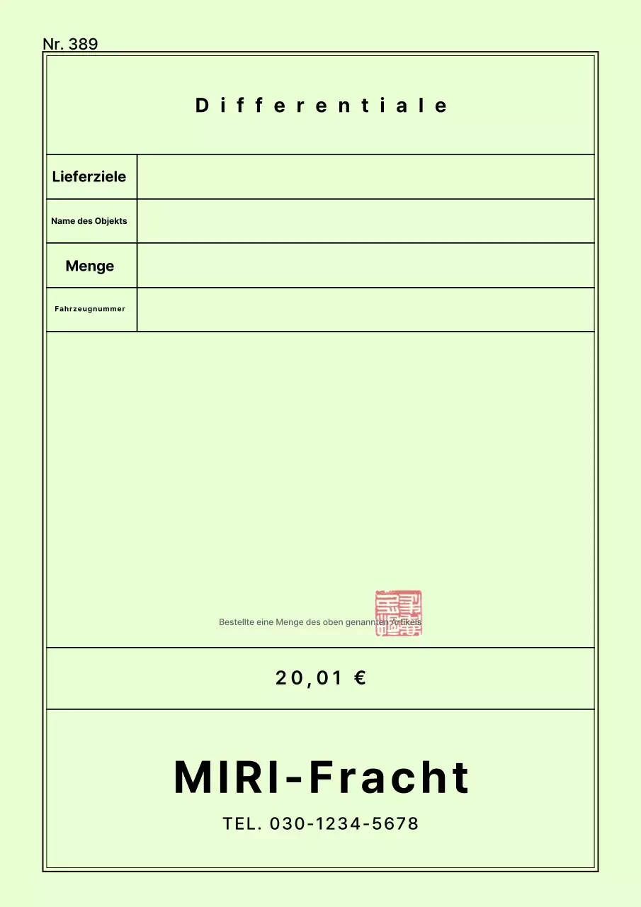 Eine Sammlung sauberer und ordentlicher weißer Dokumentenvorlagen für die Frachttransportlogistik