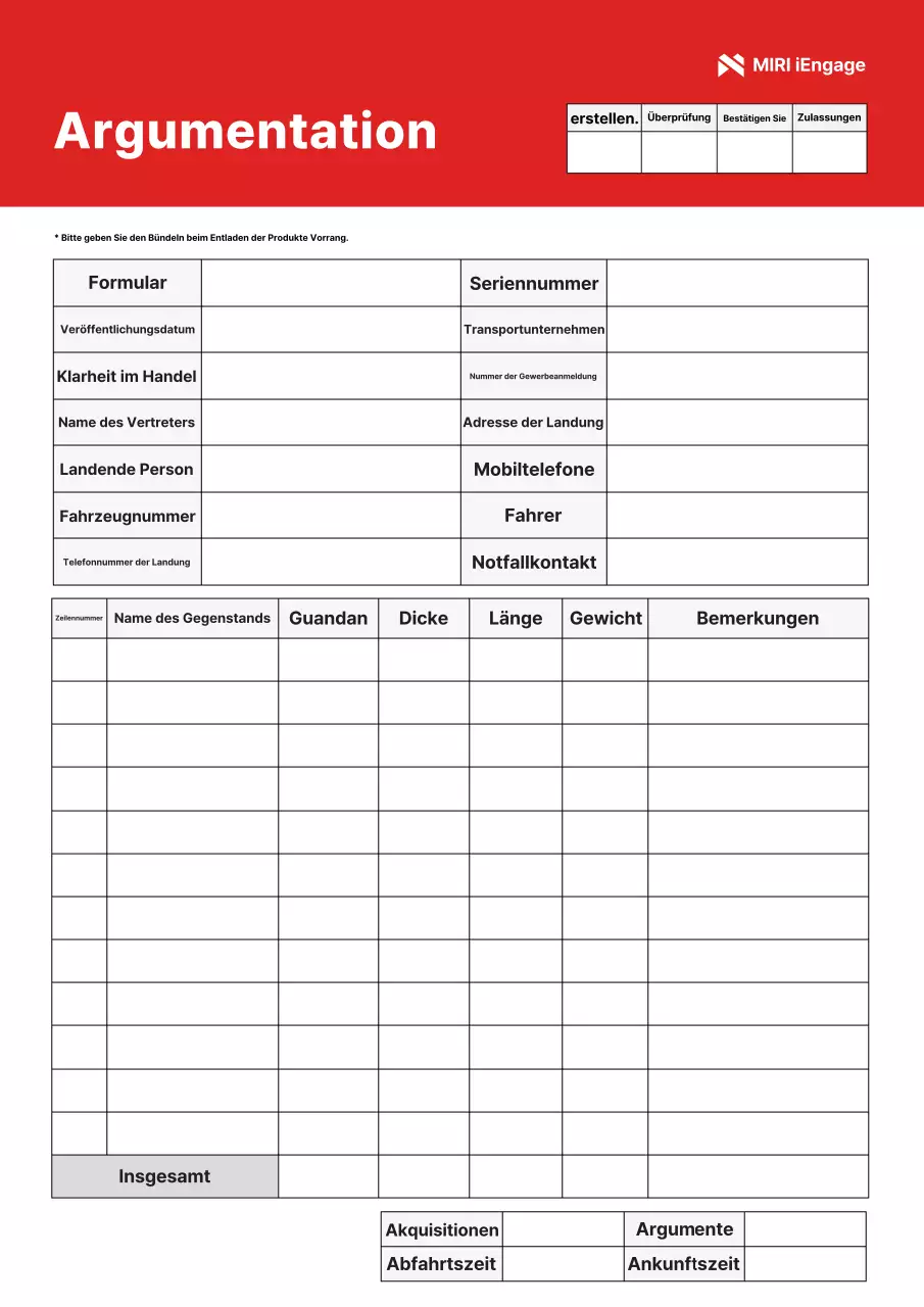 Rotes einfaches Dokumenthandbuch