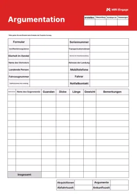 Rotes einfaches Dokumenthandbuch
