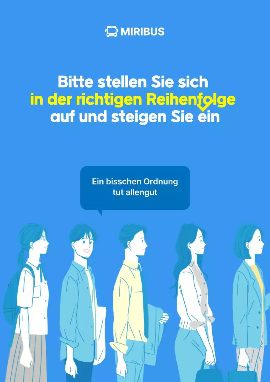 Blue Simple-Kampagne zur Sicherheit im öffentlichen Nahverkehr