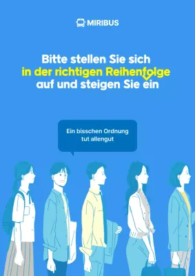 Blue Simple-Kampagne zur Sicherheit im öffentlichen Nahverkehr