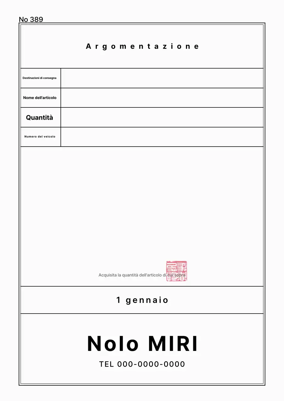 Una raccolta di modelli di documenti logistici per il trasporto merci bianchi, puliti e ordinati