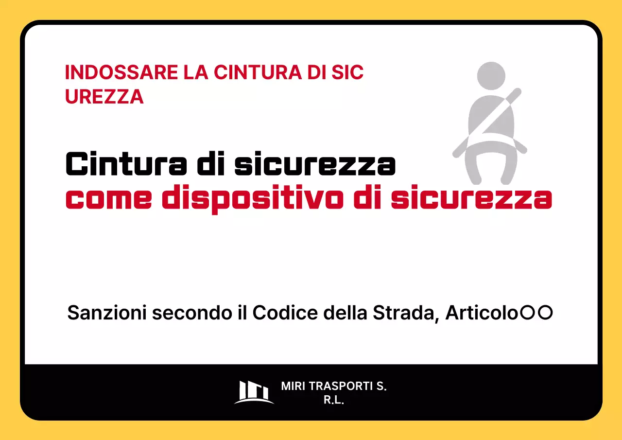 Guida semplice all'uso delle cinture di sicurezza sugli autobus interurbani gialli e rossi