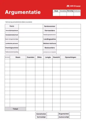 Rode eenvoudige documenthandleiding