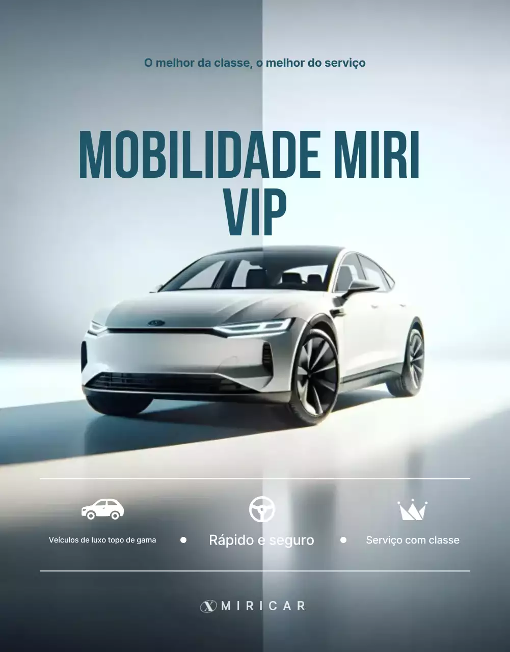Promoção de serviço cerimonial luxuoso em azul celeste