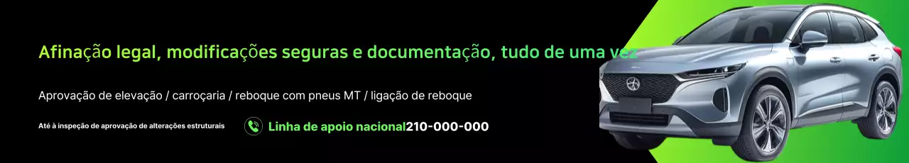 Anúncio de carro moderno e verde