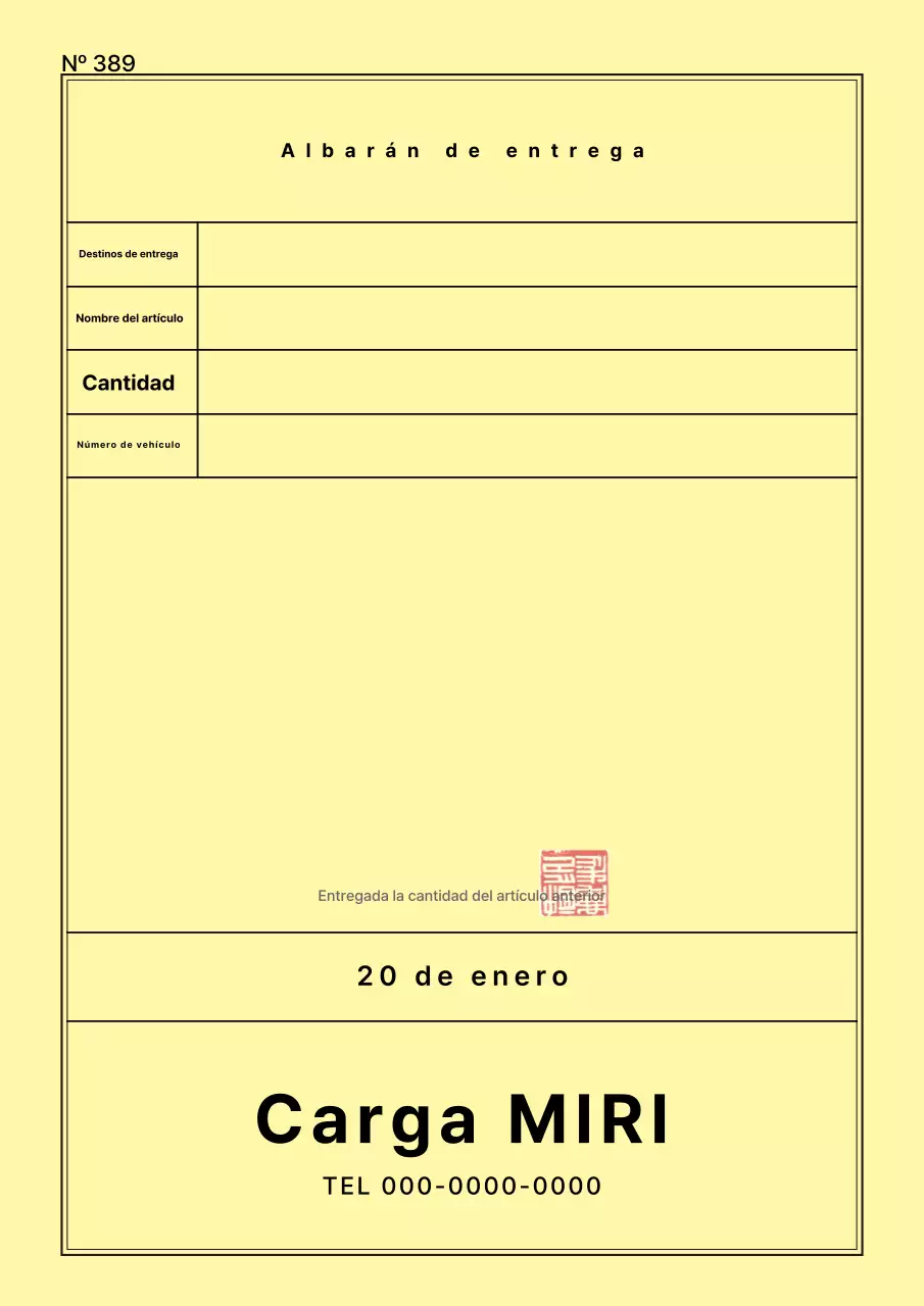 Una colección de plantillas de documentos logísticos de transporte de carga en blanco, limpias y ordenadas.