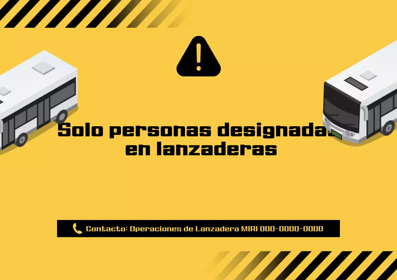 Guía de tráfico simple amarilla