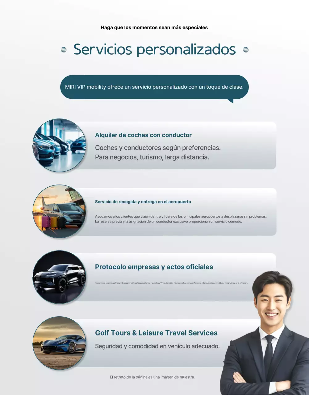 Promoción de servicio ceremonial de lujo en color azul cielo