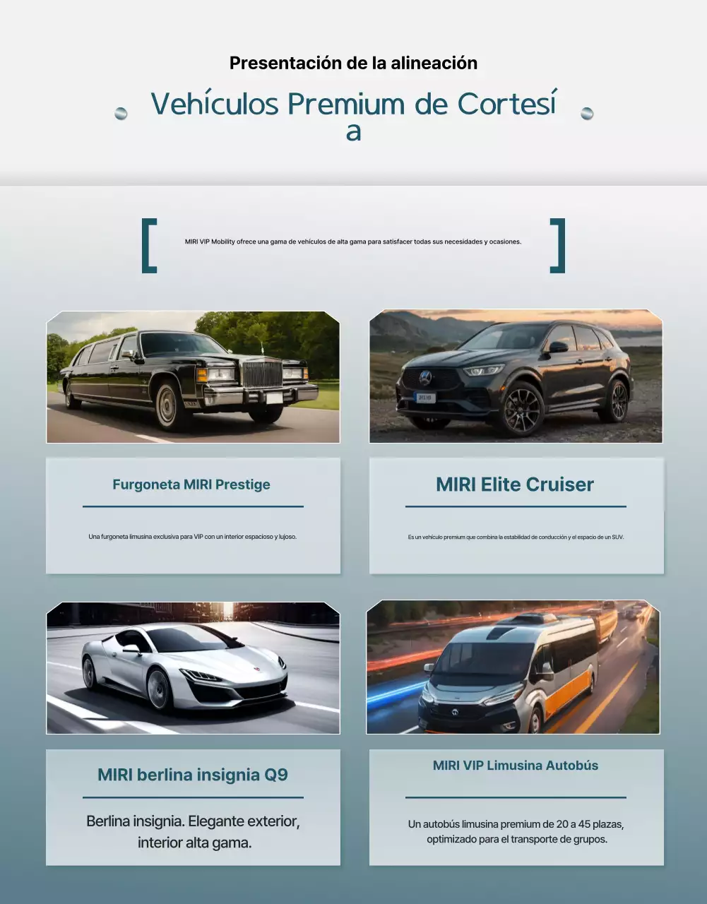 Promoción de servicio ceremonial de lujo en color azul cielo