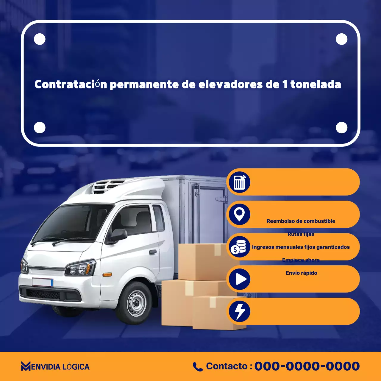 Anuncio de reclutamiento de Blue Modern