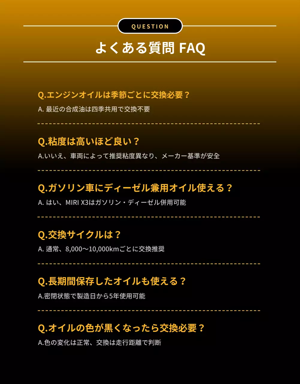 ゴールド モダン エンジンオイル ポスター