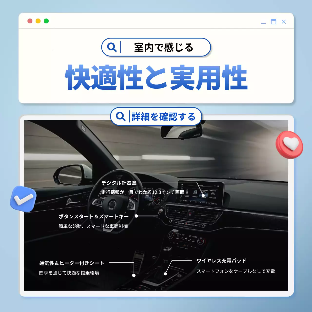 シルバー モダン 自動車 ポスター