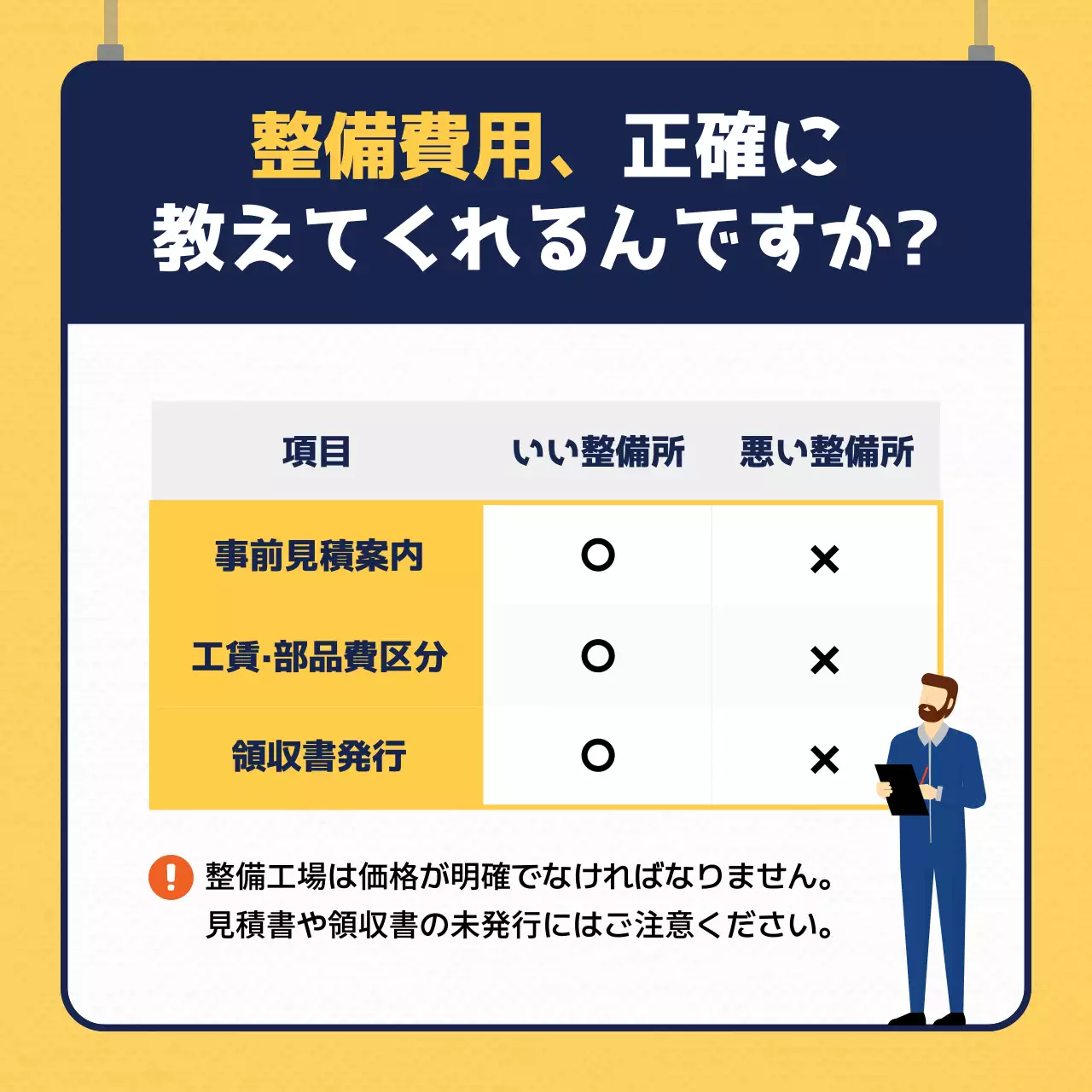 黄色 シンプル 自動車 チラシ