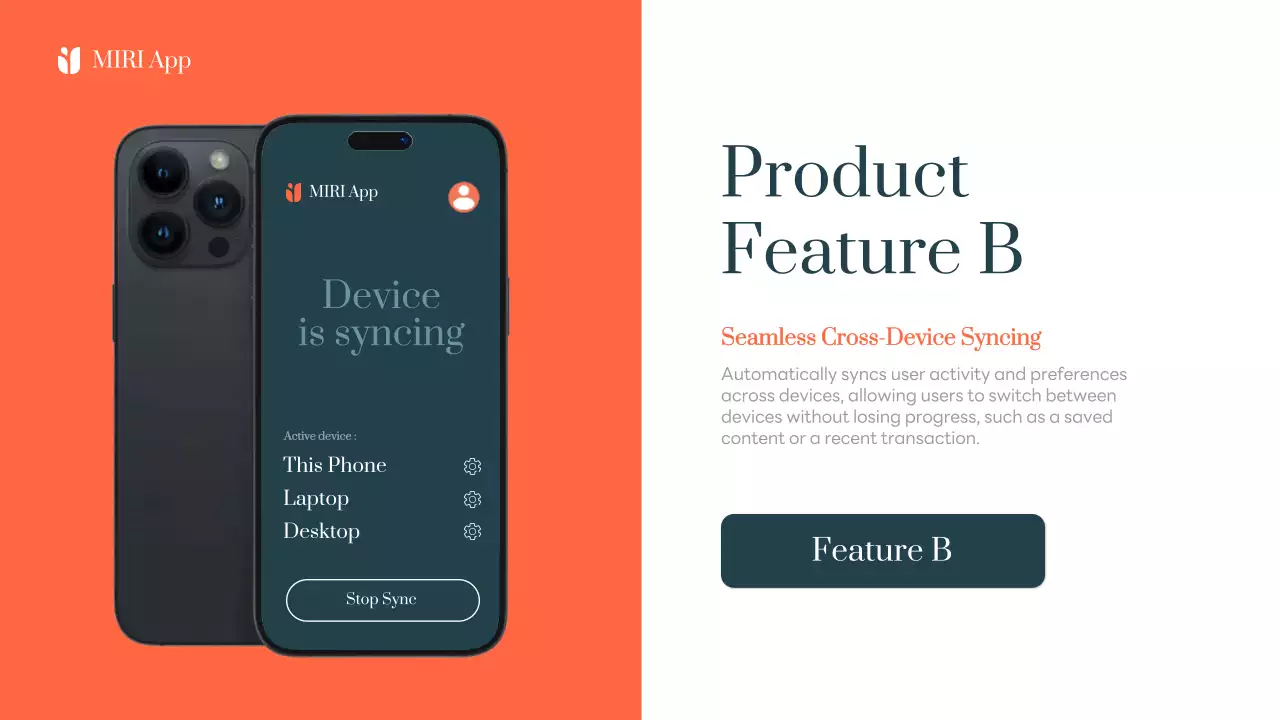 Orange Modern Mobile Application Presentation