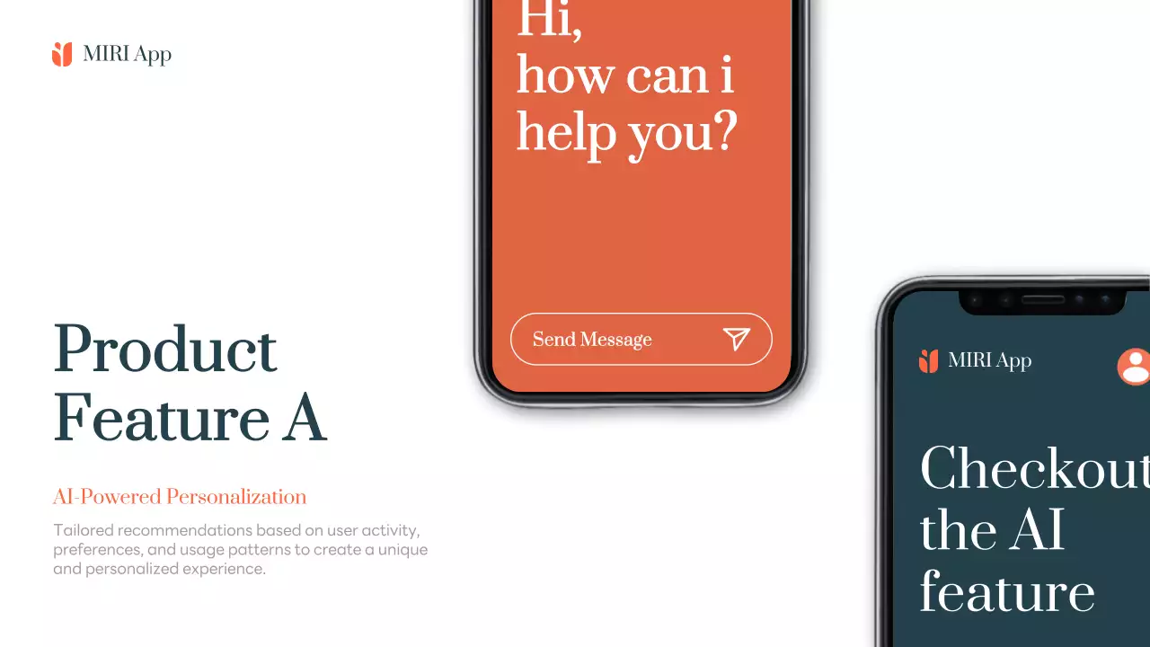 Orange Modern Mobile Application Presentation
