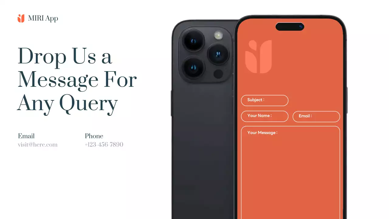 Orange Modern Mobile Application Presentation