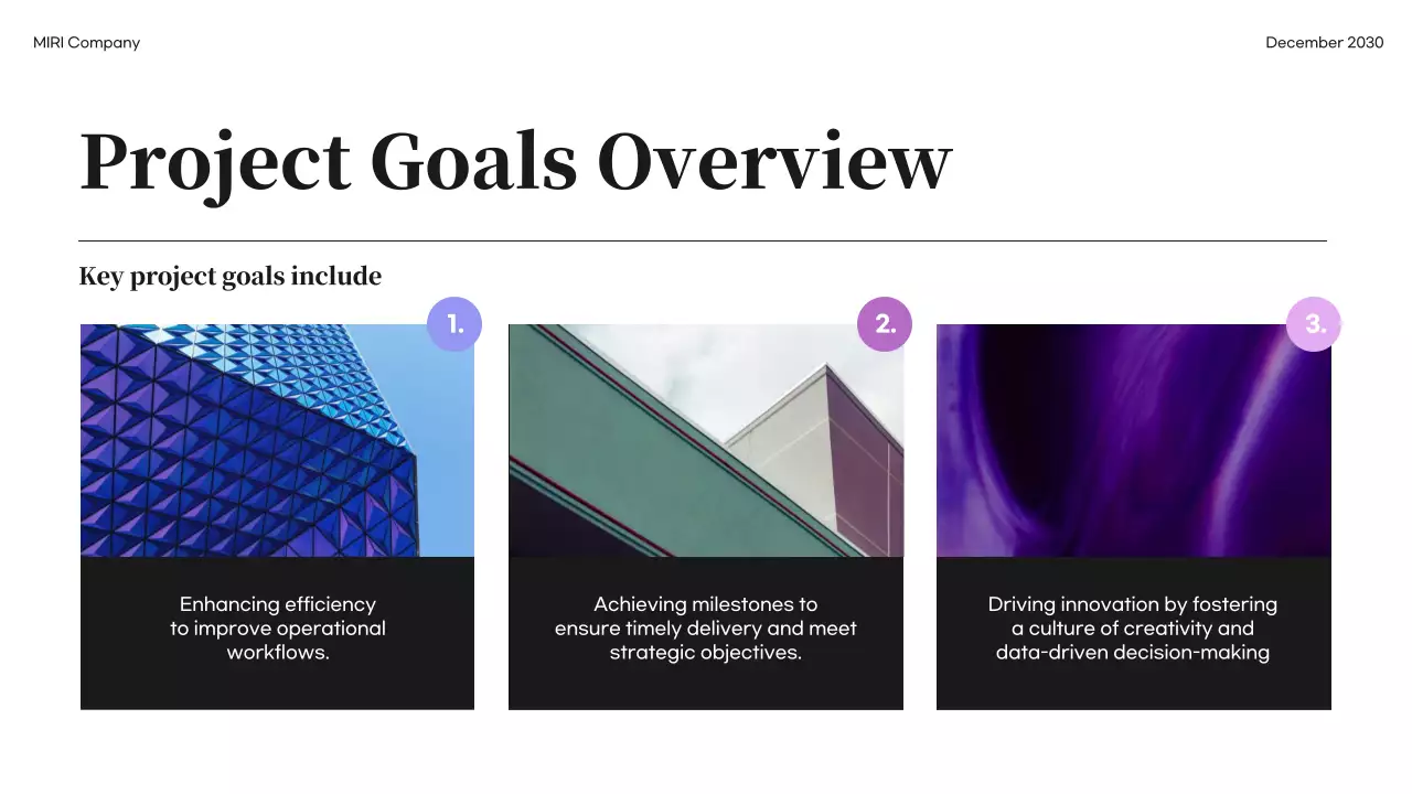 Black Modern Business Report Presentation