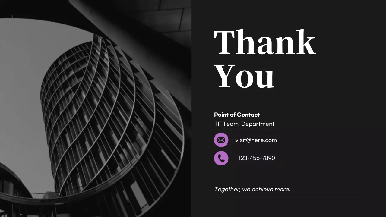 Black Modern Business Report Presentation