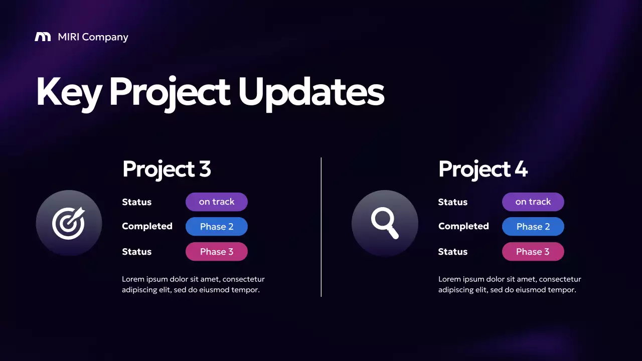 Purple Modern Business Report Presentation