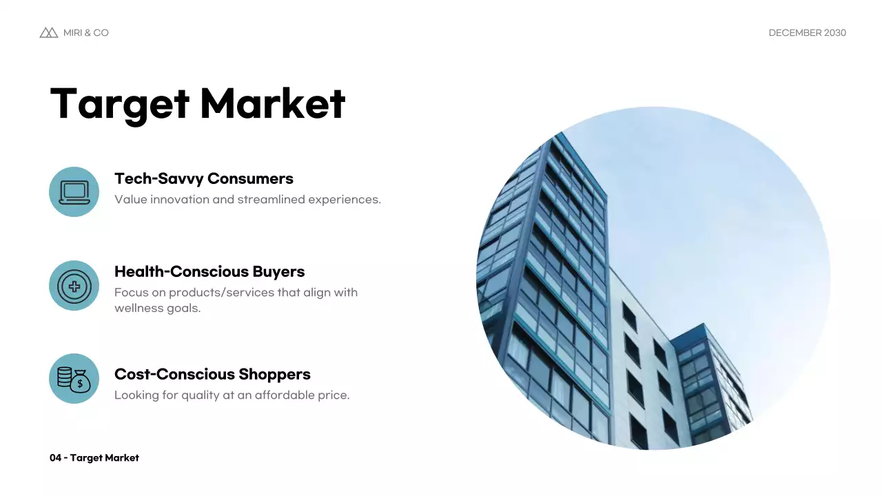 Apresentação do Plano de Negócios Profissional Azul