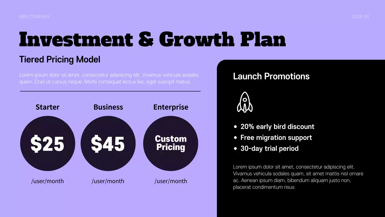 Blue Professional Business Report Presentation