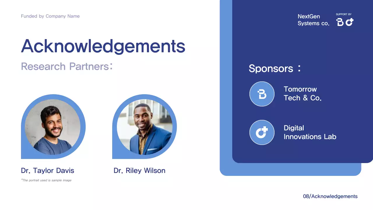 Blue Professional Conference Presentation