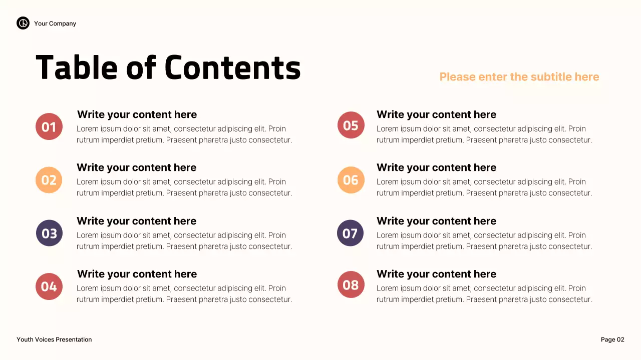 Blue Illustrative Youth Activism Lecture Presentation