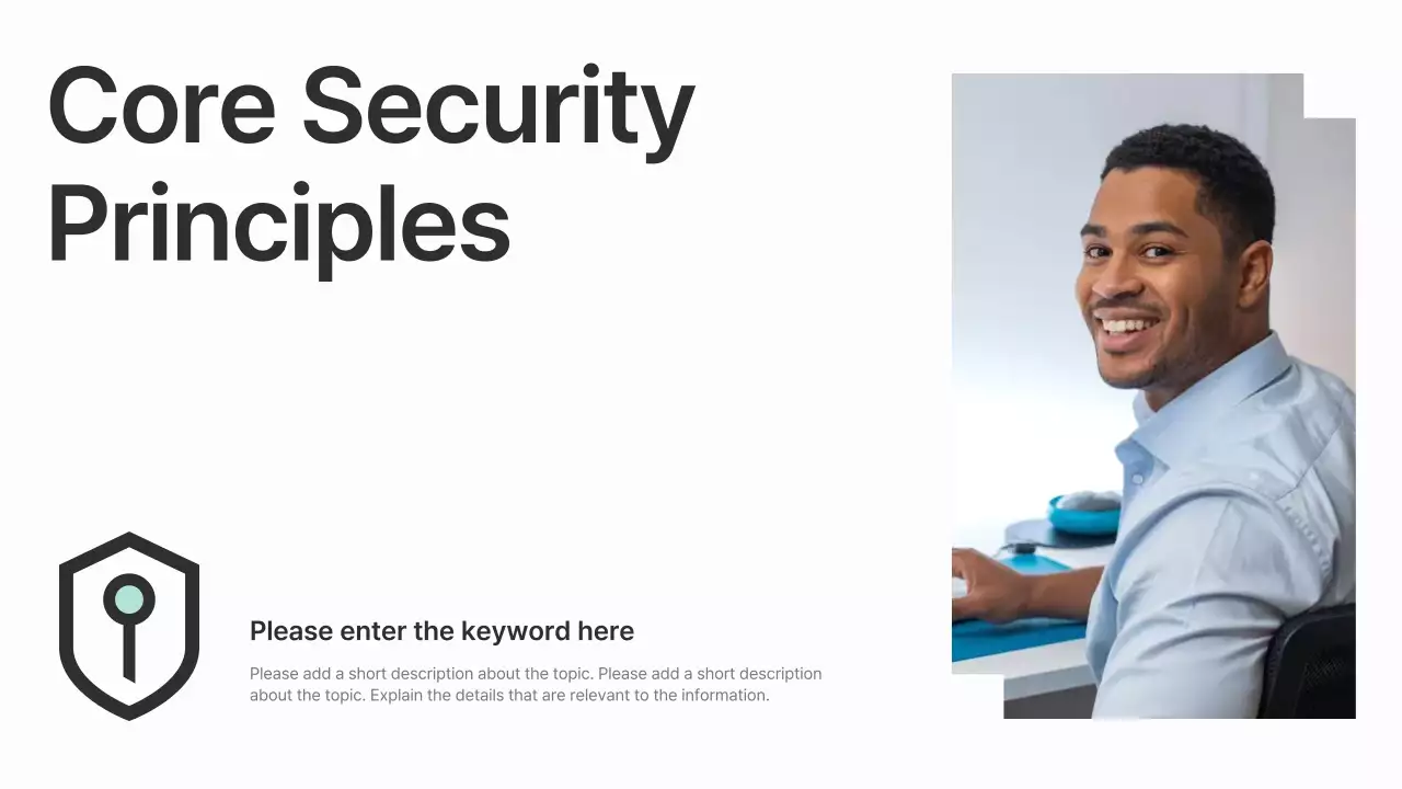 Teal Modern Cyber Safety Security Lecture Presentation