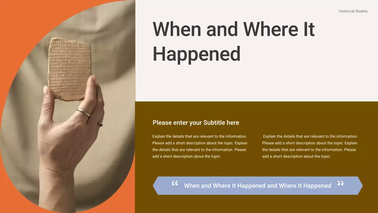 Brown Classic History Class Presentation