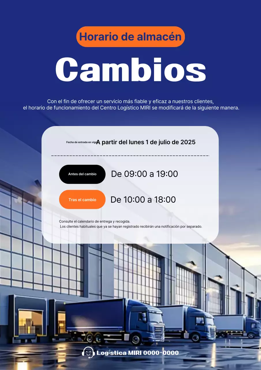 Guía del Centro Logístico Moderno Azul