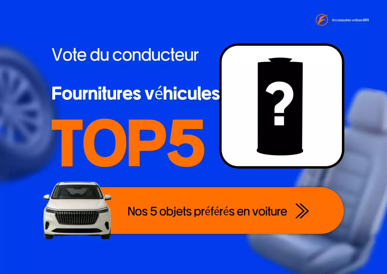 Publicité pour les accessoires de voiture modernes bleus
