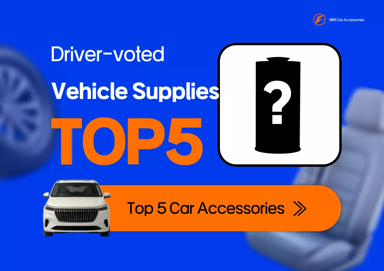 Quảng cáo phụ kiện xe hơi hiện đại màu xanh