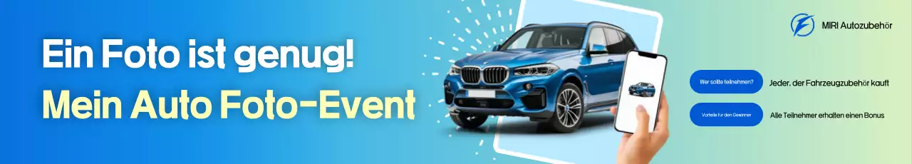 Sky Blue Modern Car Event