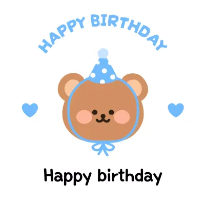 Perayaan Ulang Tahun Bayi Biru Langit