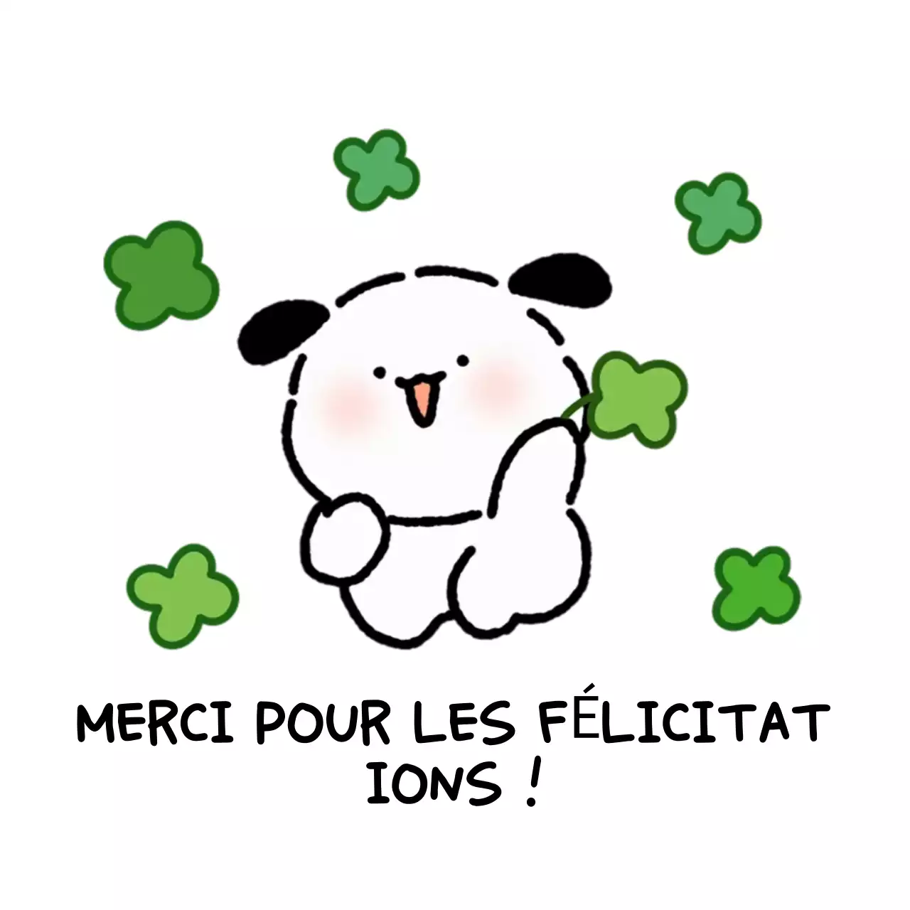 Mème de félicitations pour un bébé vert