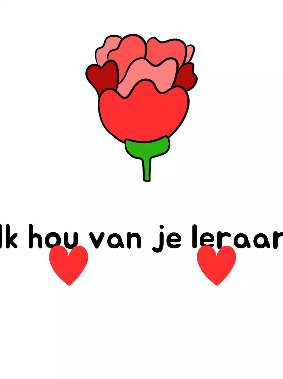 Rode Eenvoudige Lerarendagviering