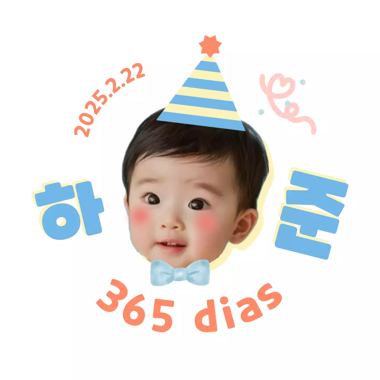 Convite para chá de bebê azul-celeste