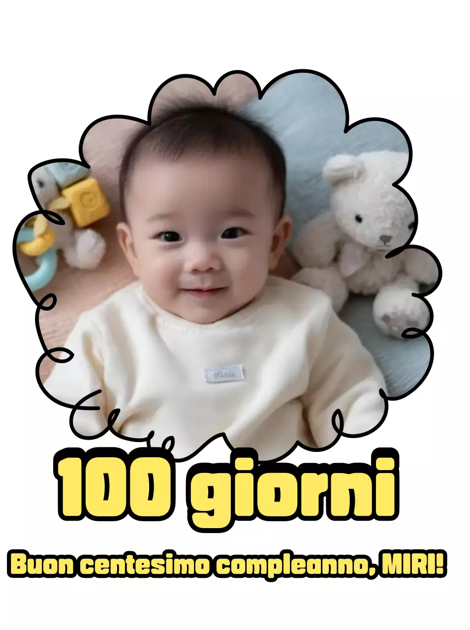 Festa di celebrazione del bambino azzurro Baekil