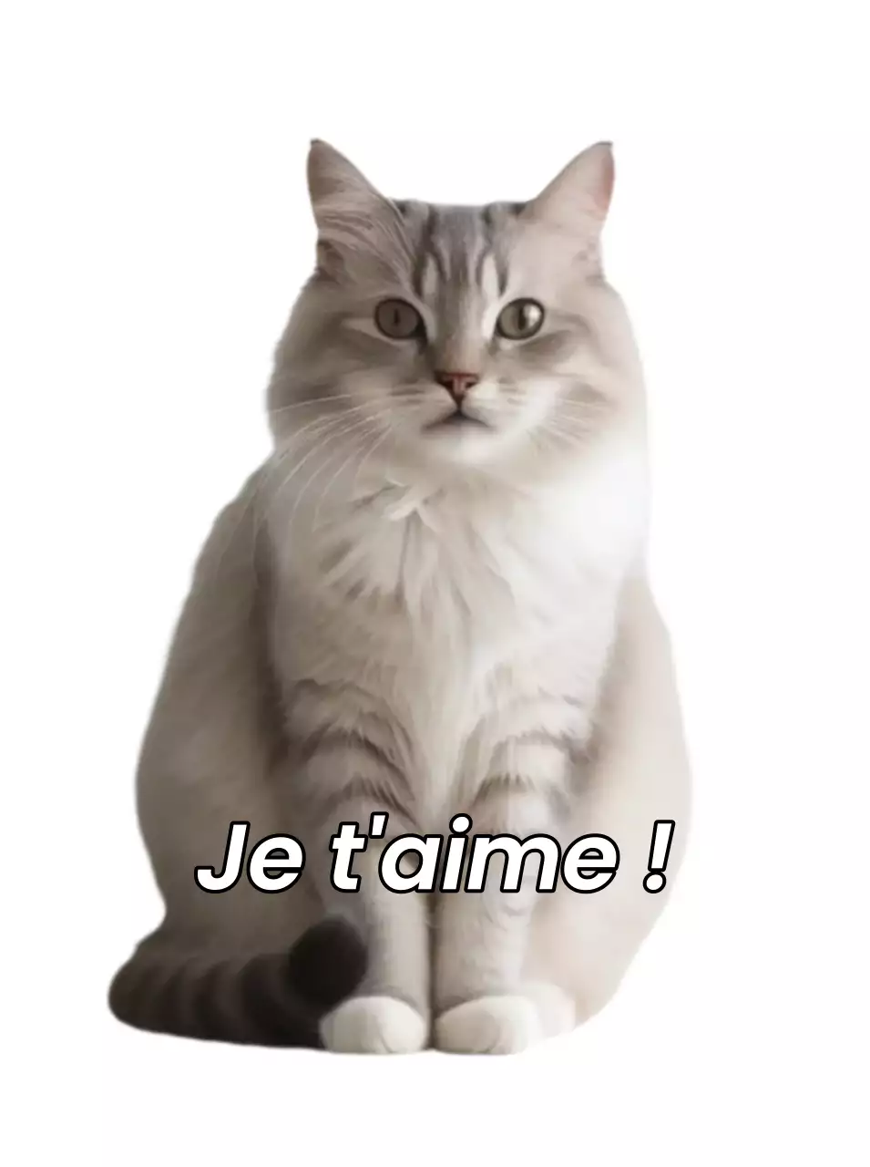 Mème simple et blanc sur un animal de compagnie