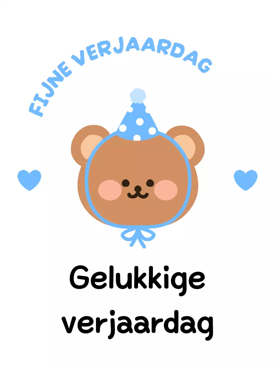 Hemelsblauwe babyverjaardagsviering