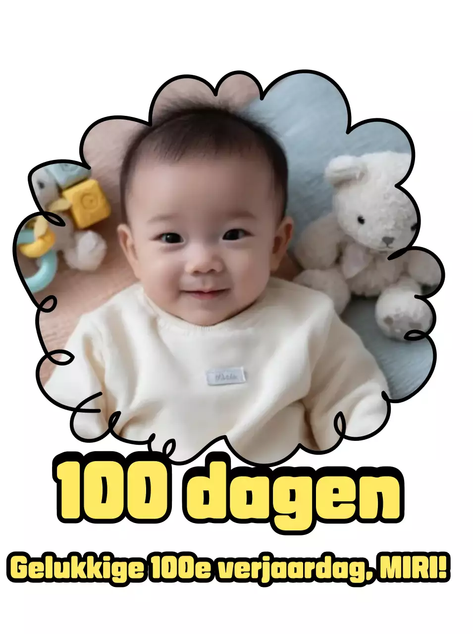 Hemelsblauw Baby Baekil Vieringsfestival