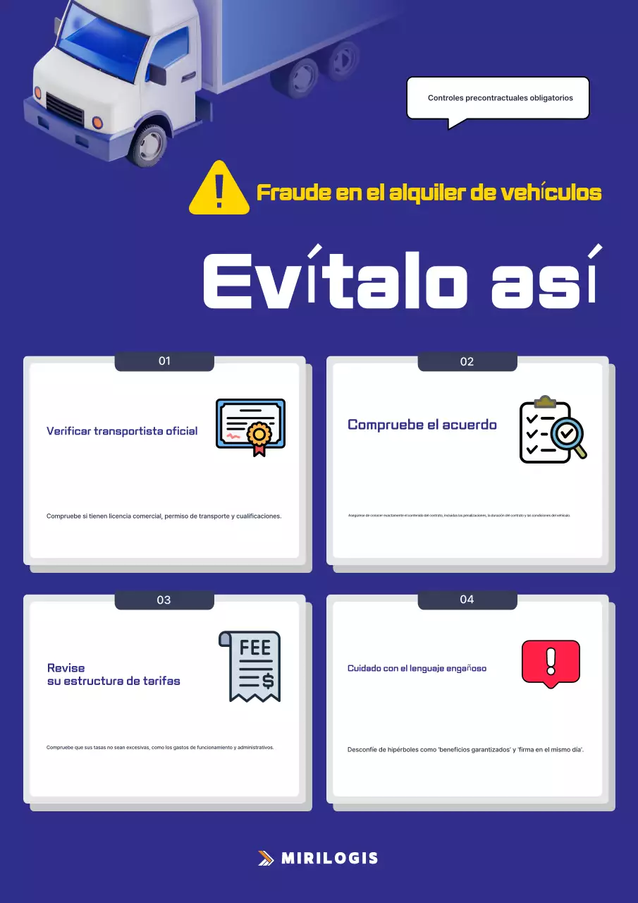 Normas de prevención de contratos modernos azules