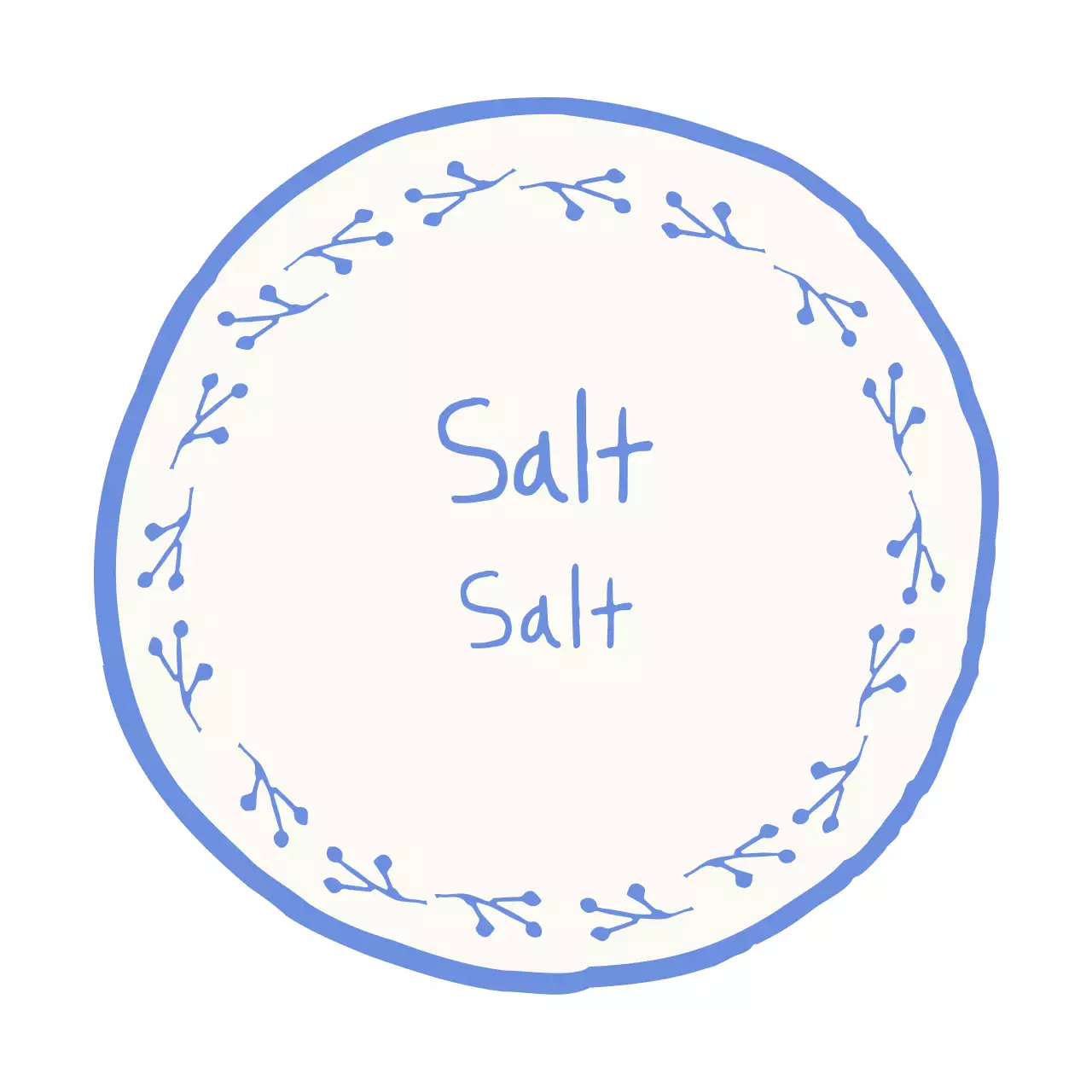 Cụm từ logo đơn giản màu xanh da trời