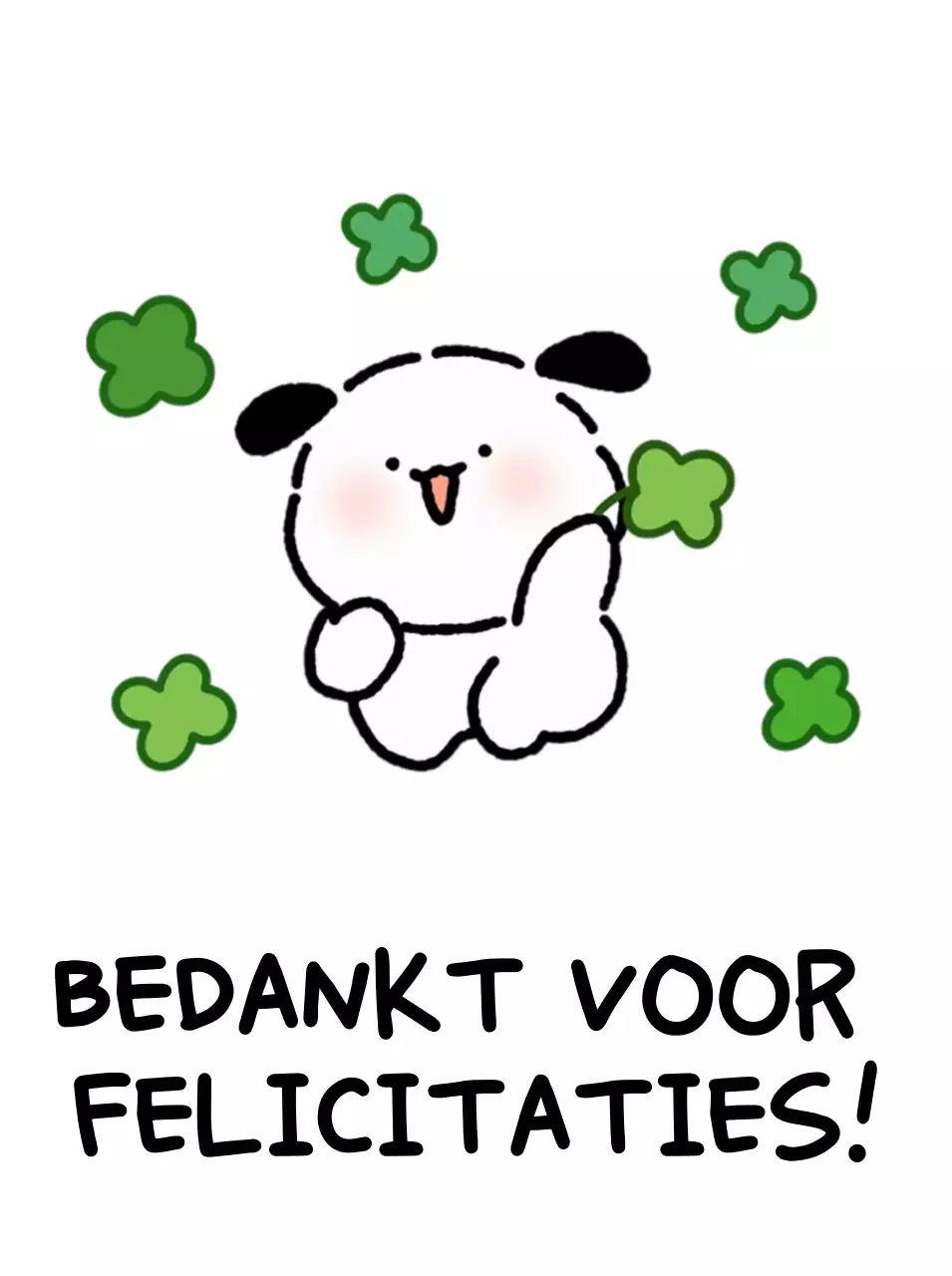Groene Baby Gefeliciteerd