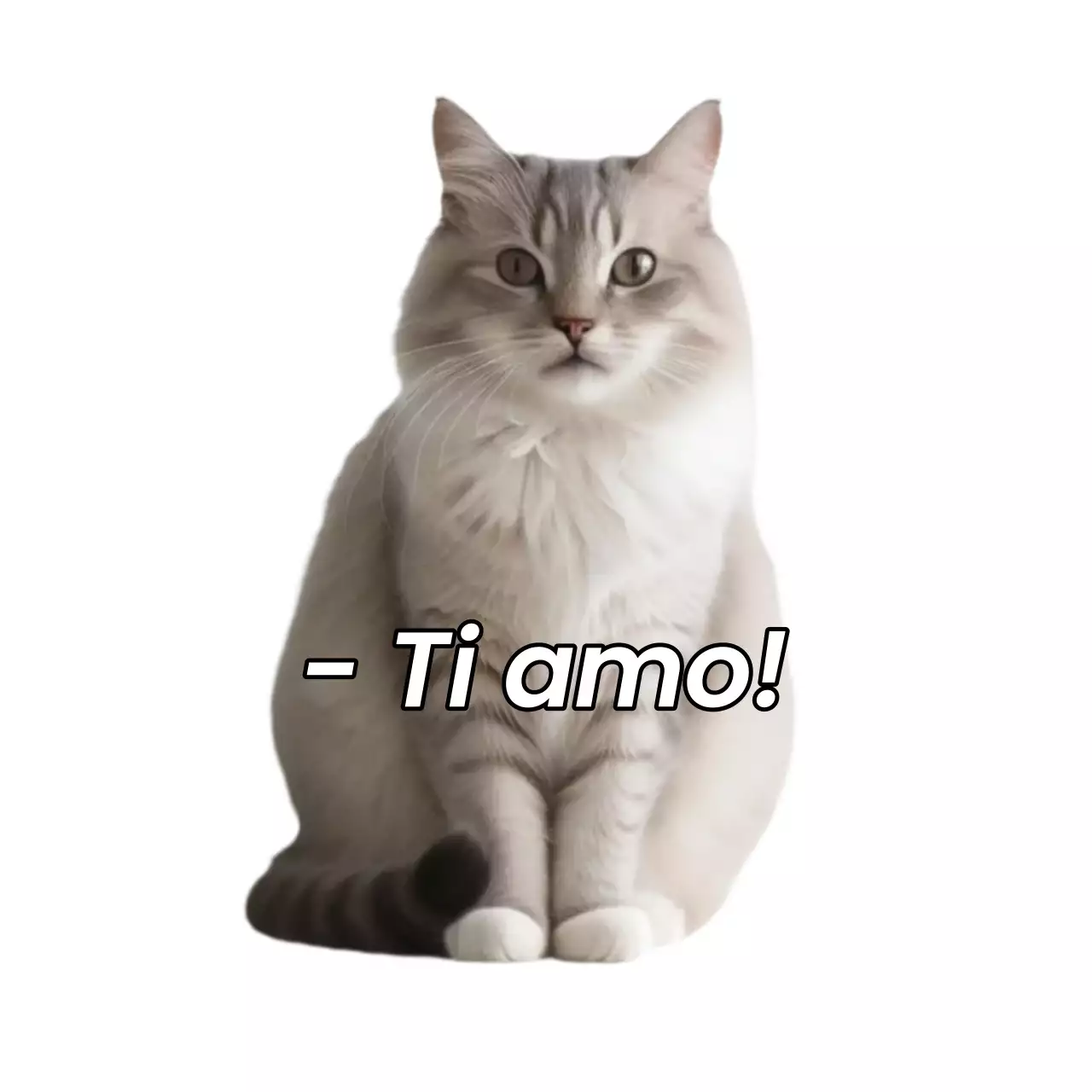 Cartolina bianca e pulita per animali domestici