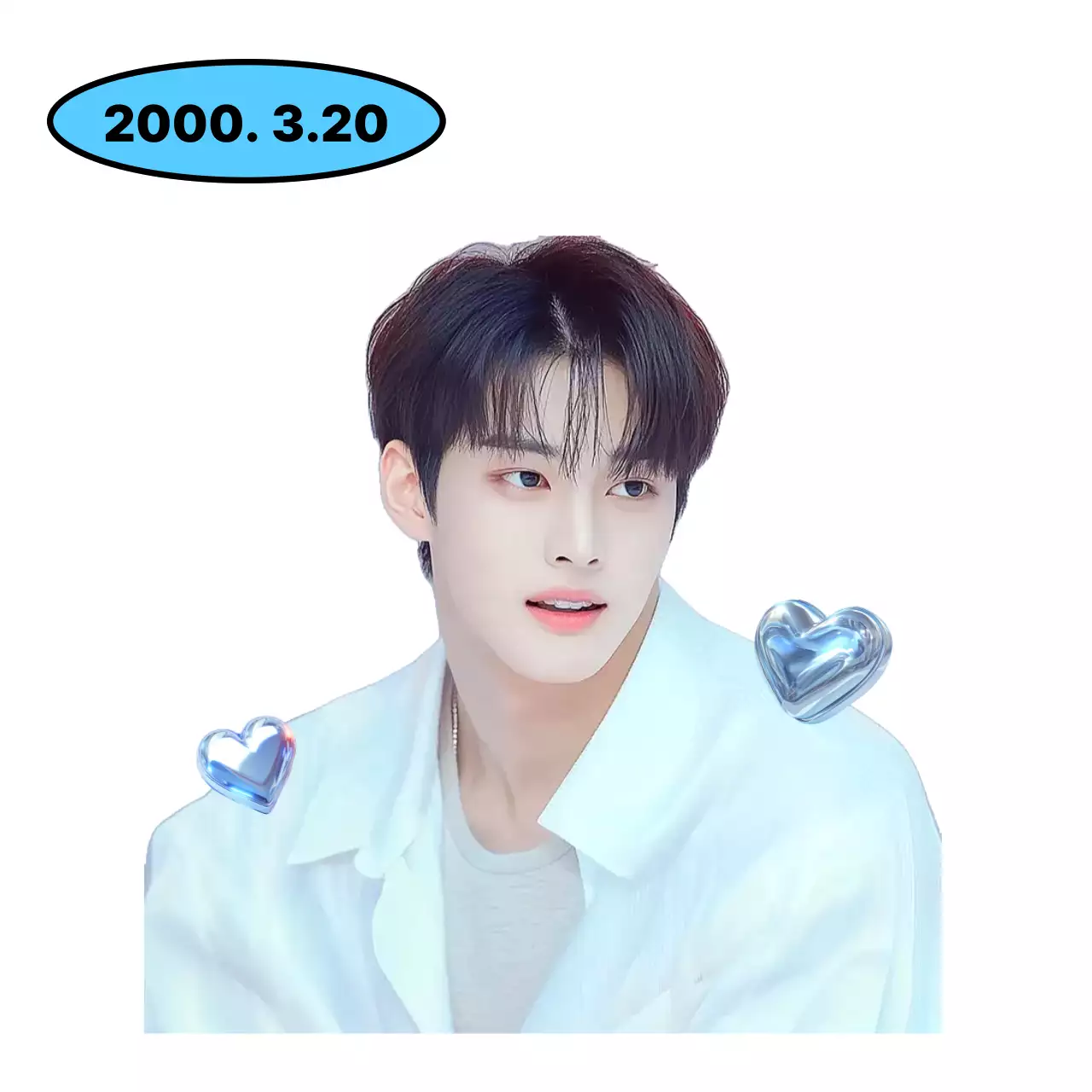 Witte eenvoudige verjaardagsherdenkingsidoolartikelen