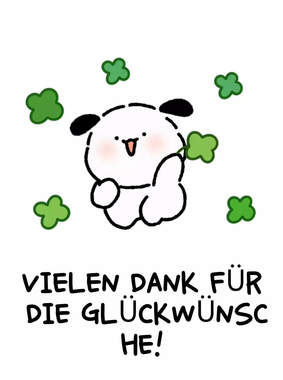 Grünes Baby, herzlichen Glückwunsch