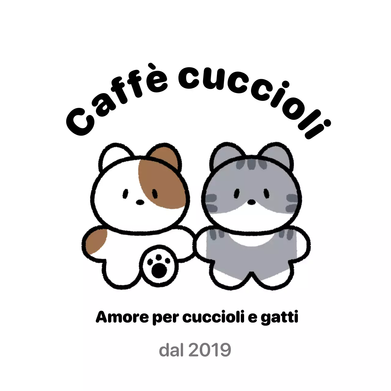 Logo del bar per bambini neri