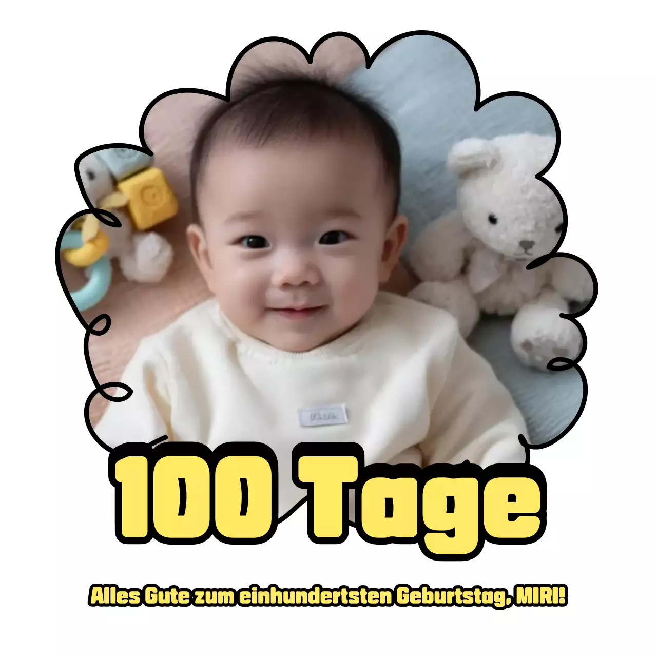 Feier zum 100. Tag des Yellow Baby